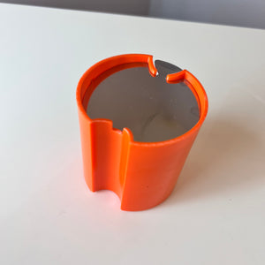 Becher orange von Jean-Pierre Vitrac für Diam