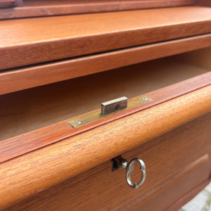 Sekretär Teak mit Spiegel aus Dänemark