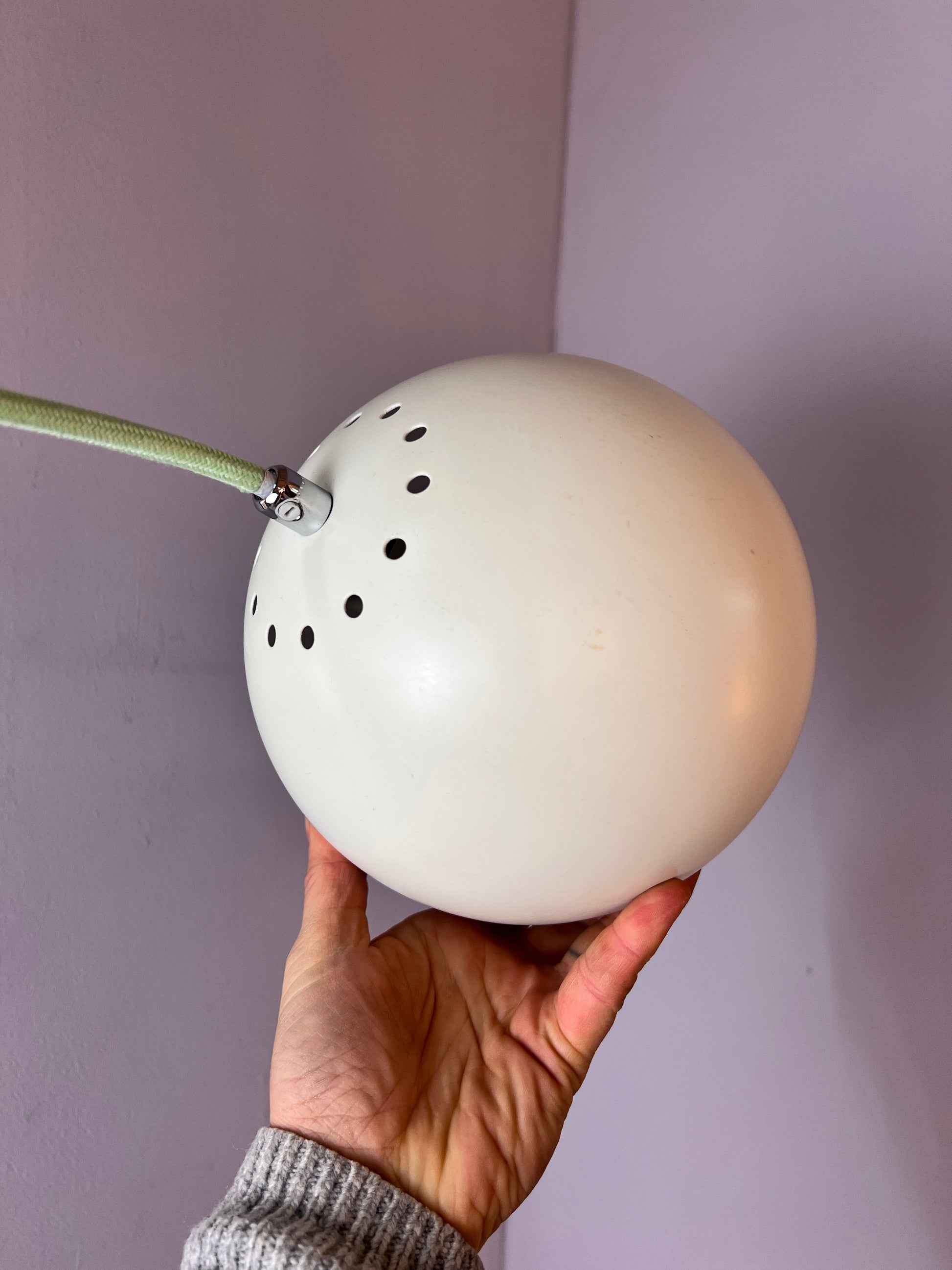 Kugellampe creme aus Dänemark