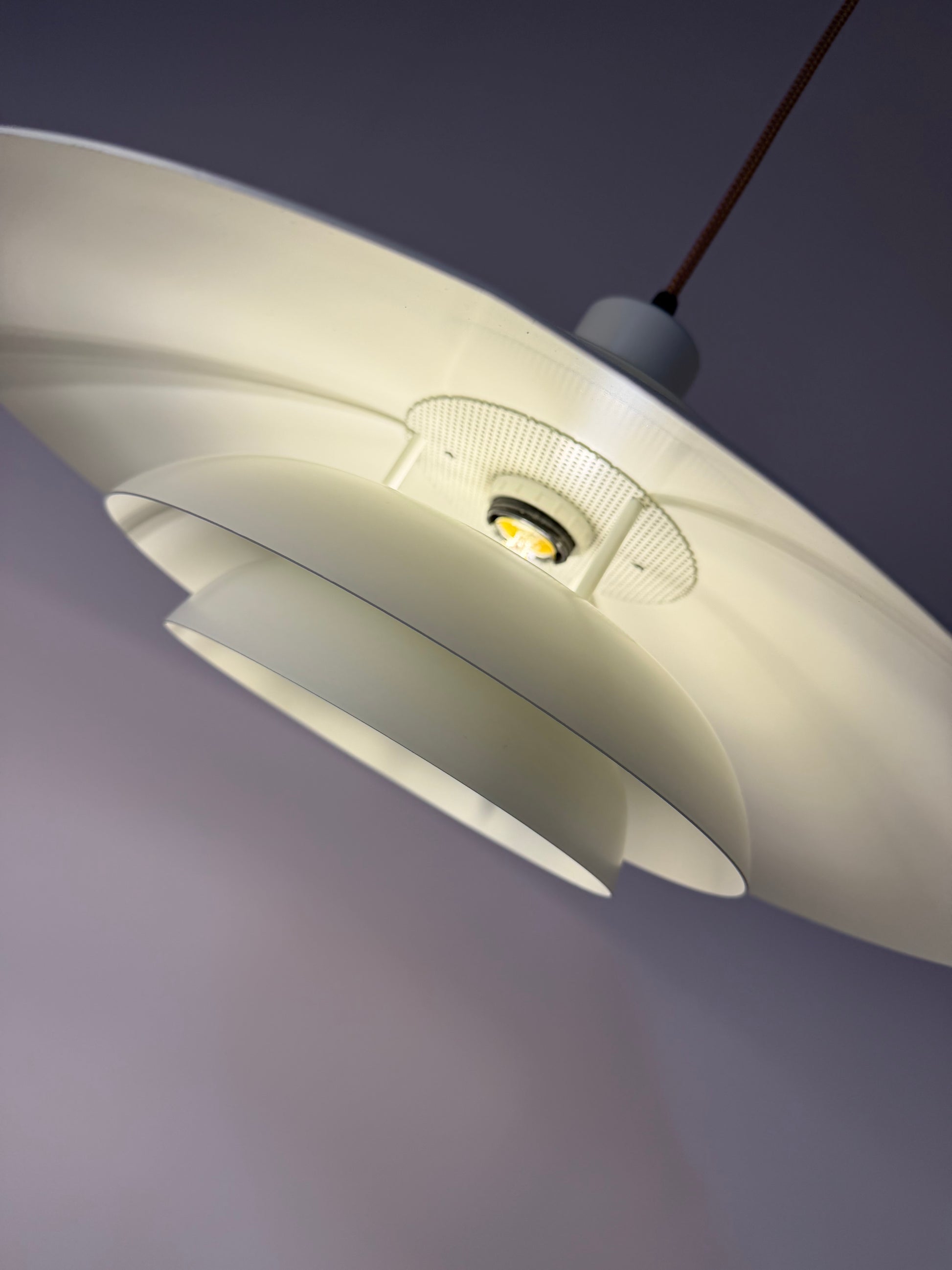 Lamellenlampe 350-H weiß von JEKA