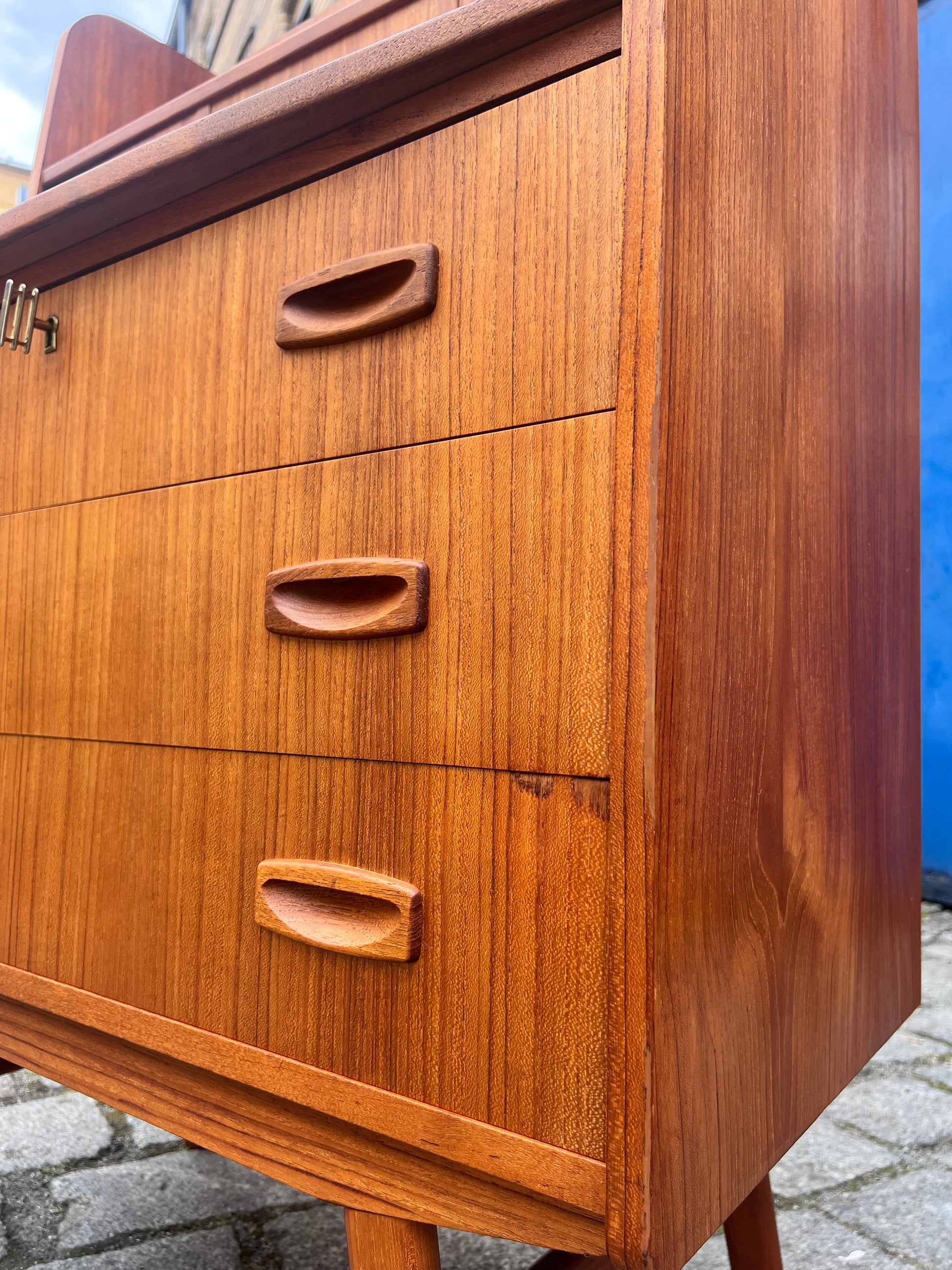 Sekretär Teak aus Dänemark