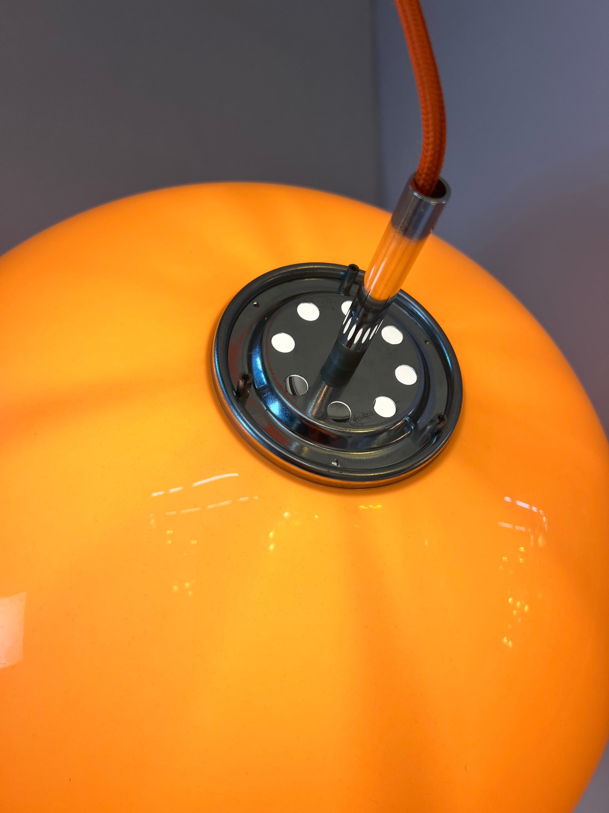 Hängelampe orange Kunststoff von Guzzini