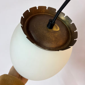 Hängelampe 'Kina' von Bent Karlby für Lyfa