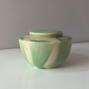 Bonboniere creme mint Keramik