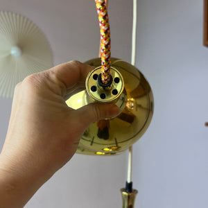 Hängelampe Messing von Scandi Lamp