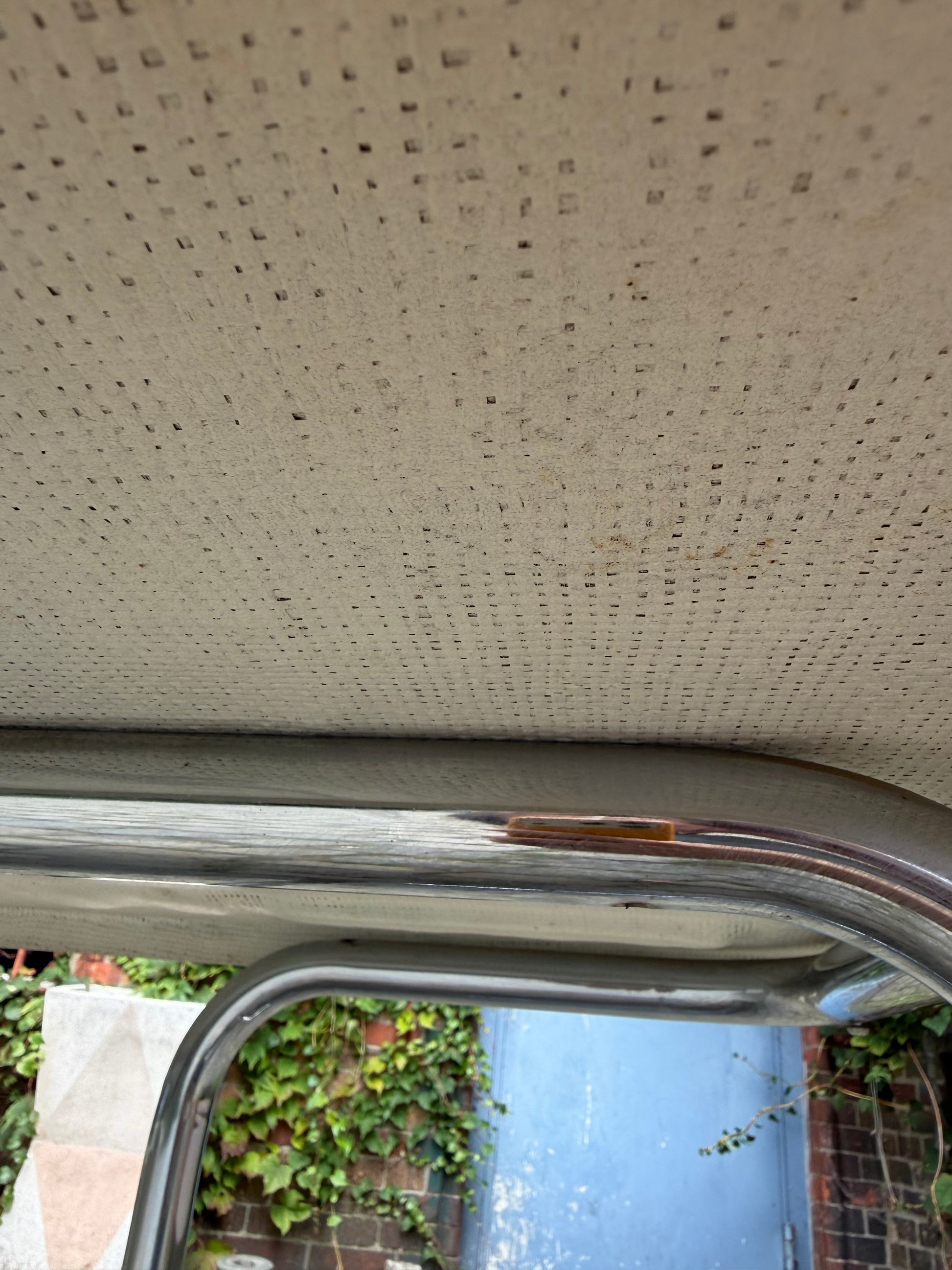 Schreibtisch weiß Fiberglas Chrom von 2 INN Lissone