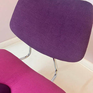 Sessel VERMUND VL 135 lila pink Chrom