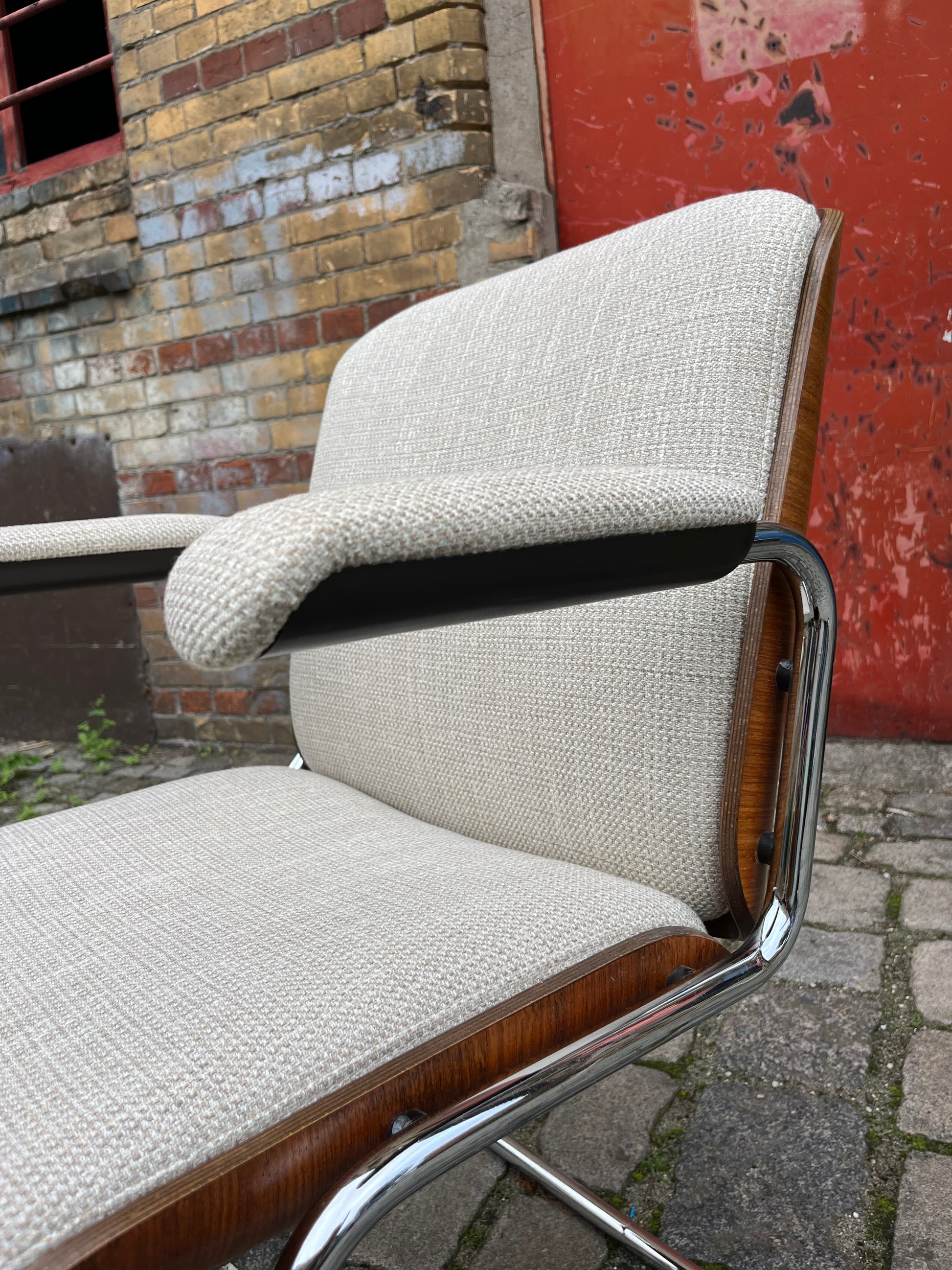 Bürostuhl beige von Martin Stoll für Giroflex