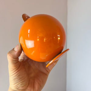 Kugelaschenbecher orange Chrom von Quist