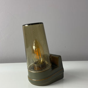 Wandlampe Modell 6080 Rauchglas von Sigvard Bernadotte für Ifö