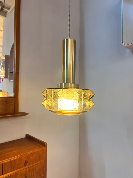 Hängelampe gold Glas von Vitrika