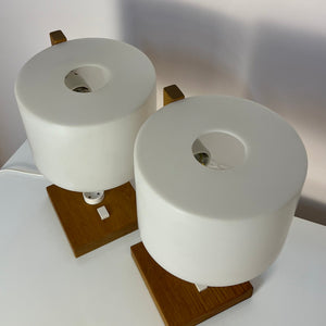 Schreibtischlampe weiß Eiche von Luxus Vittsjö