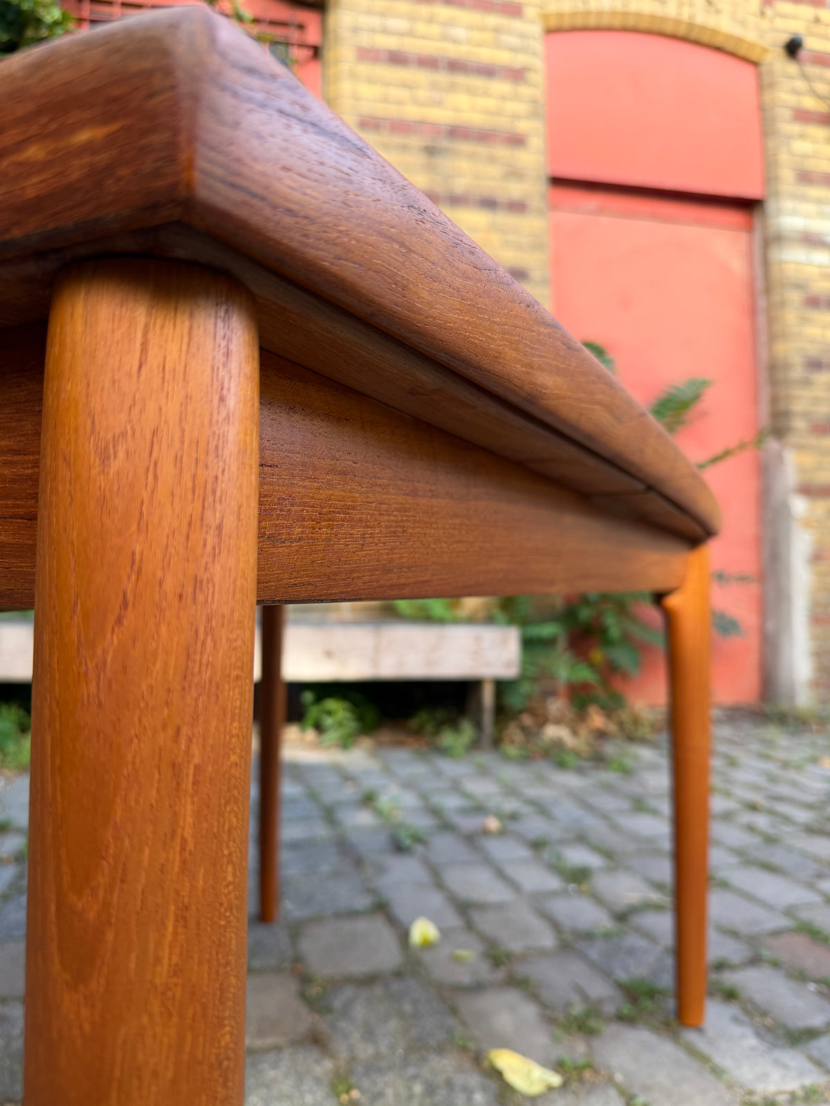 Ausziehbarer Esstisch Teak von Grete Jalk für Glostrup