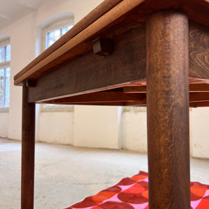 Kleiner ausziehbarer Esstisch Teak aus Dänemark