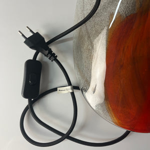 Wandlampe rotbraun Glas von Per Lütken für Holmegaard