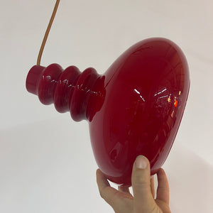 Hängelampe rot Glas von Peill & Putzler