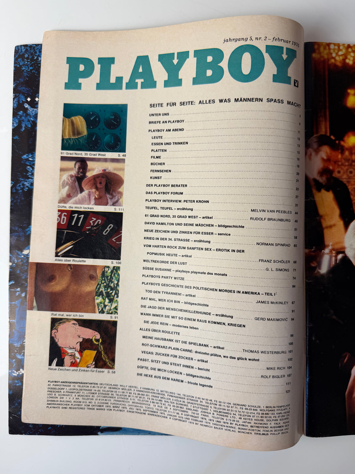 Playboy - Deutsche Ausgabe Februar 1976