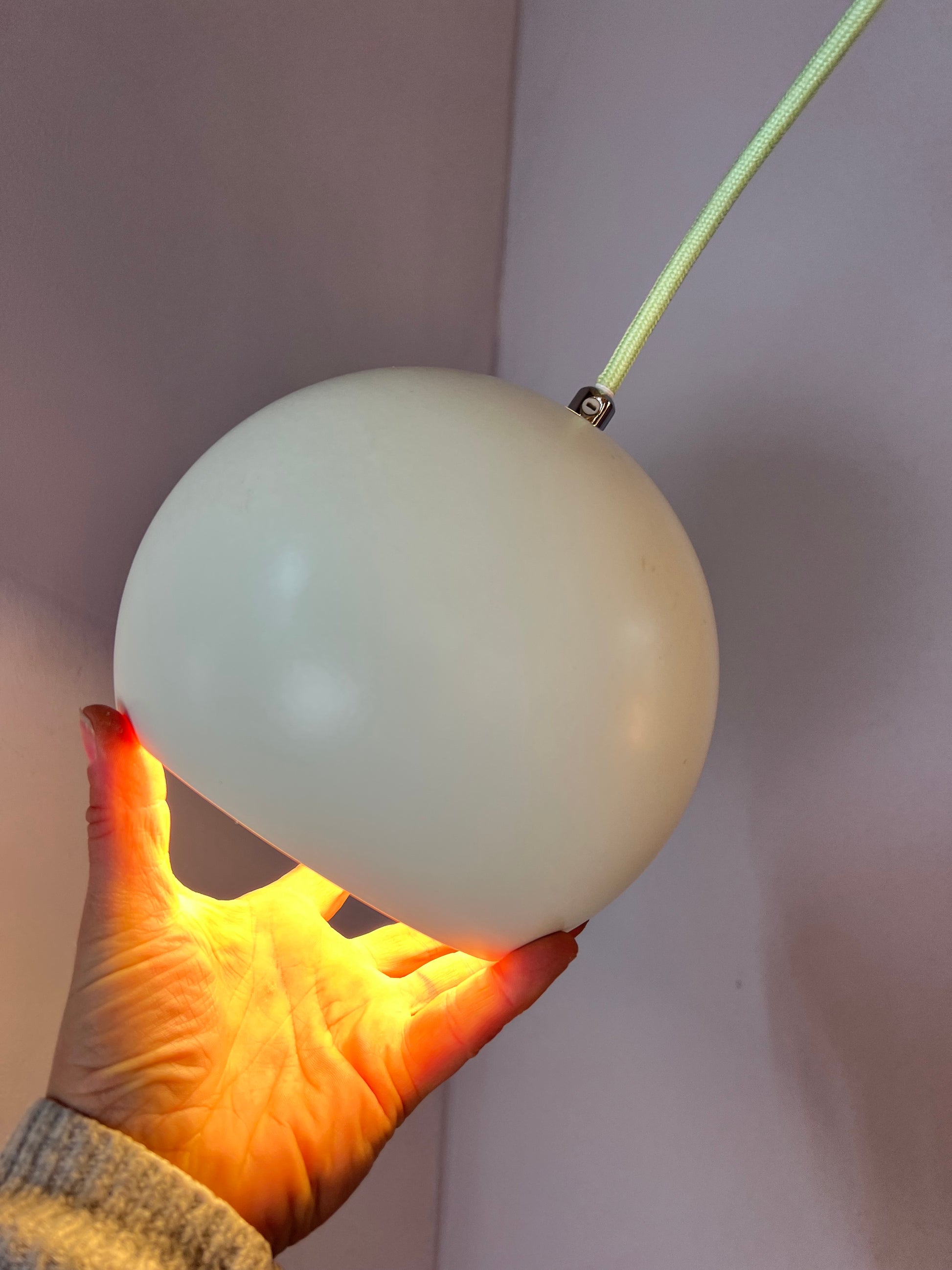 Kugellampe creme aus Dänemark