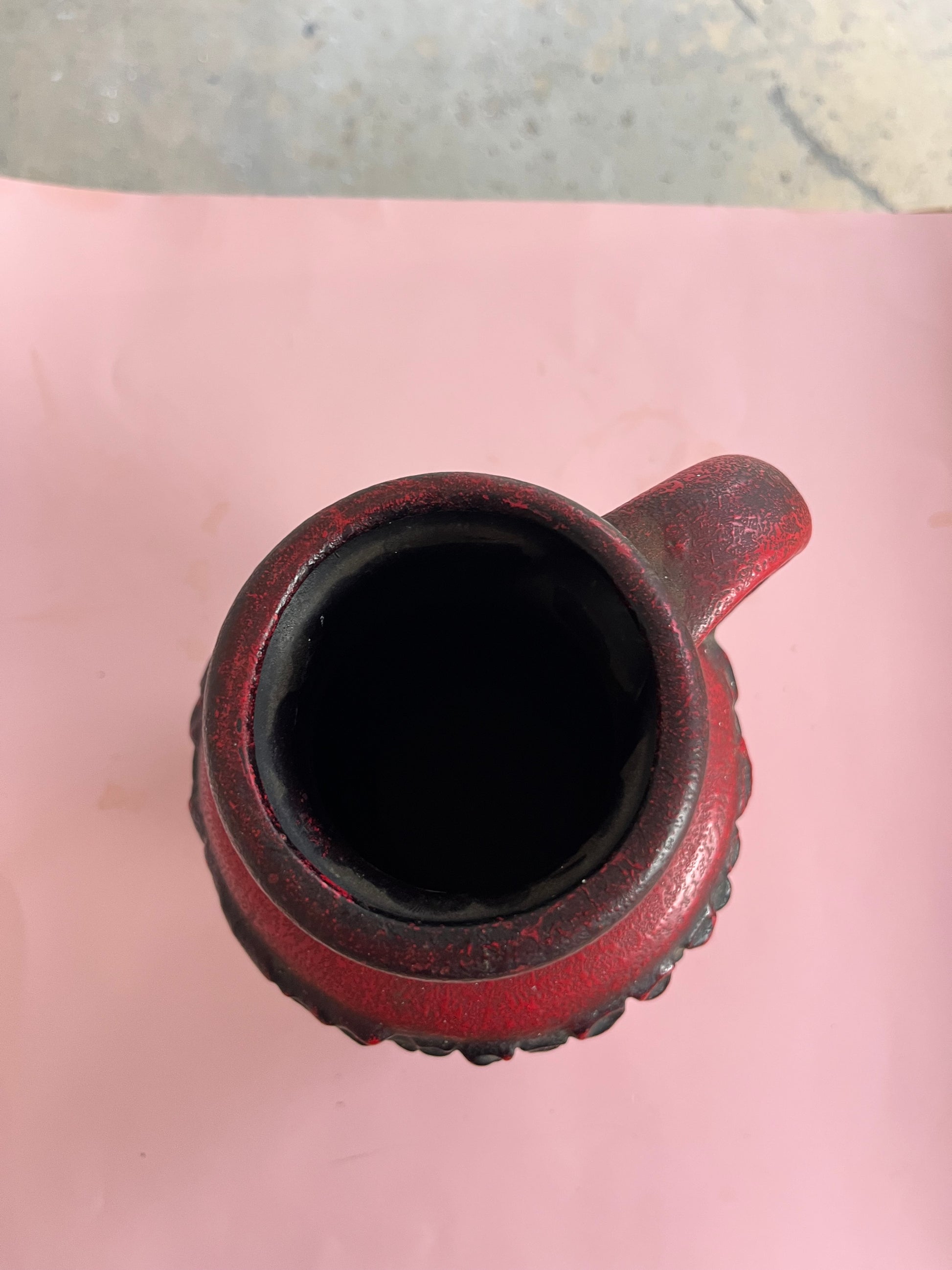 Vase 7587-25 rot von Carstens Keramik