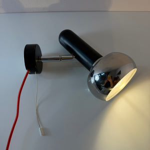 Wandlampe schwarz Chrom von Simon & Schelle (Sische)