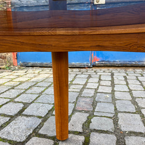 Couchtisch Teak Rauchglas