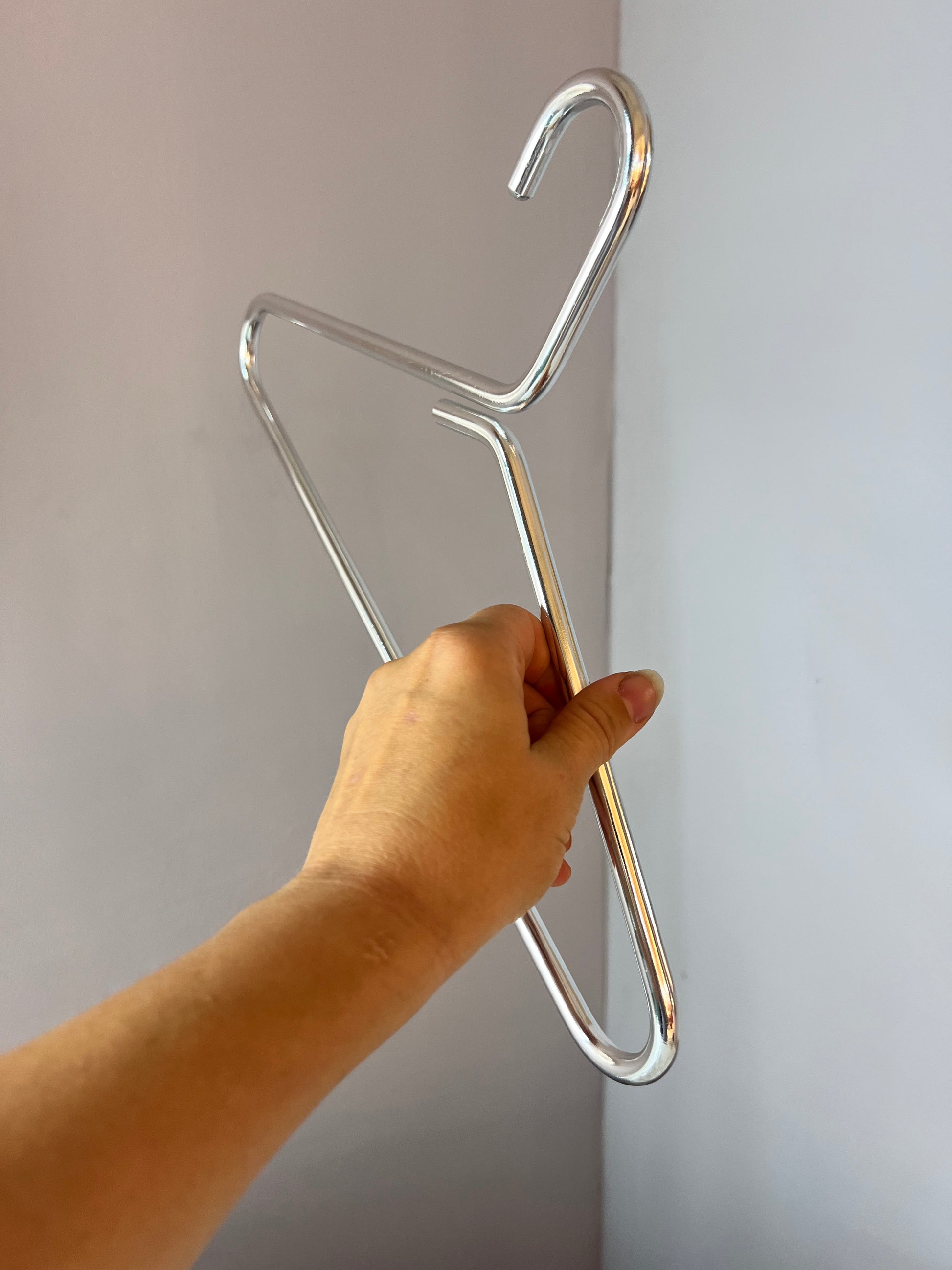 Set: 5x Kleiderbügel Metall 80er