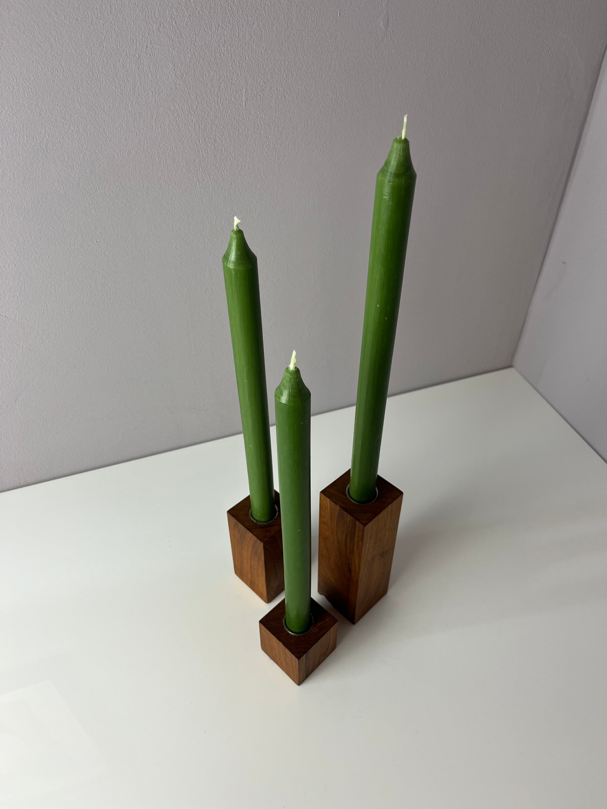 Set: Trio Kerzenständer Teak