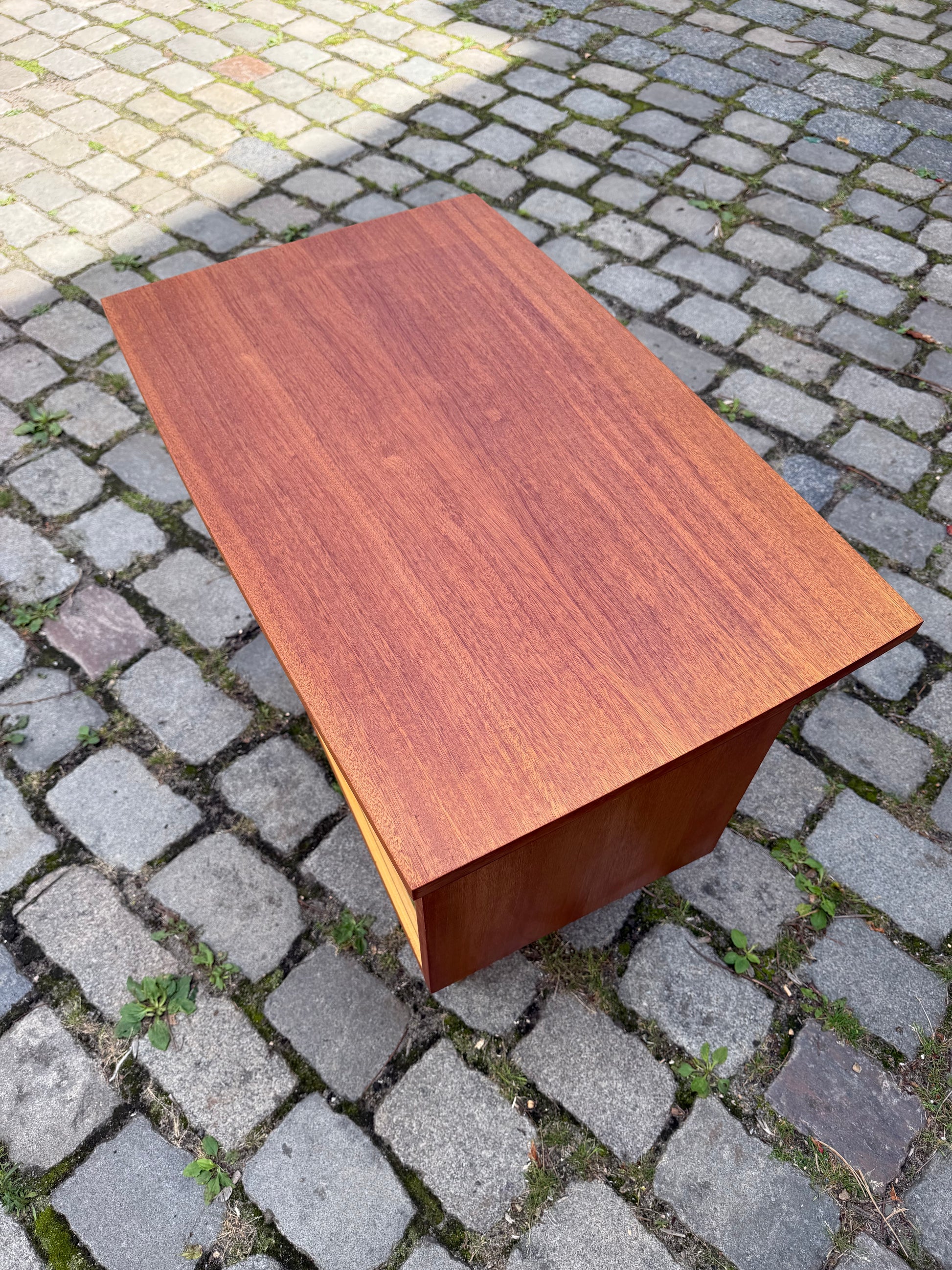 Fernsehvitrine Sapelli-Mahagoni mit drehbare Platte