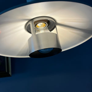 Hängelampe Modell 880 weiß silber von Schmidt’s Lampedesign
