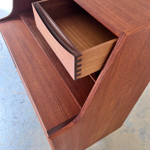 Sekretär Teak mit Schminktisch & Spiegel aus Dänemark