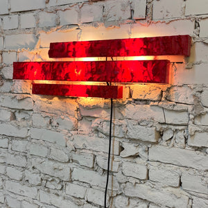 Wandlampe rot von Uwe Mersch