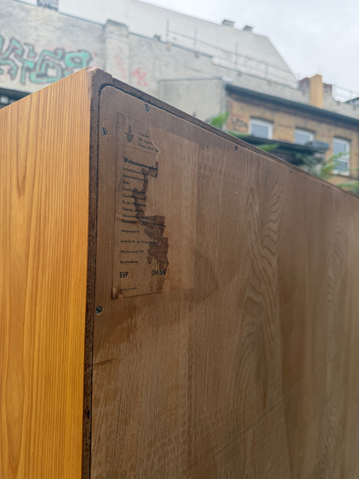 Highboard Typ 602/G Esche von Franz Ehrlich für Hellerau