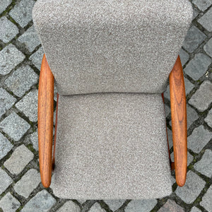 Sessel beige Teak aus Dänemark