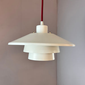 Lamellenlampe weiß