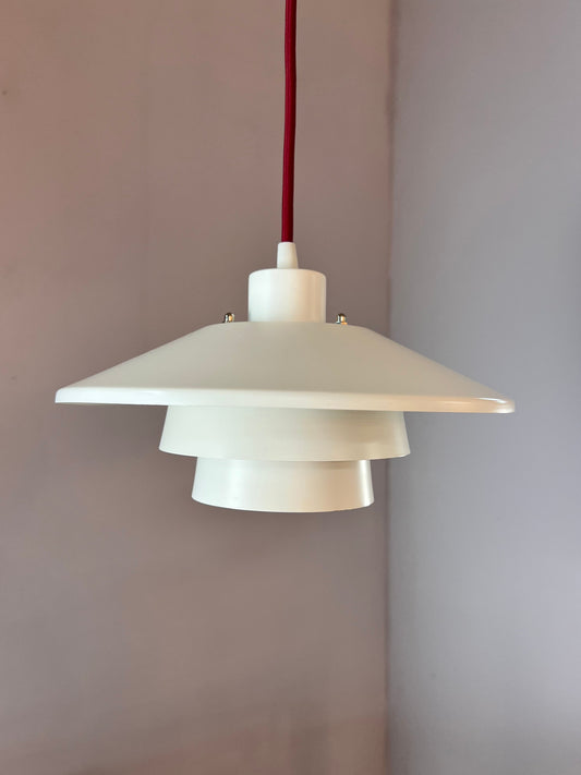 Lamellenlampe weiß