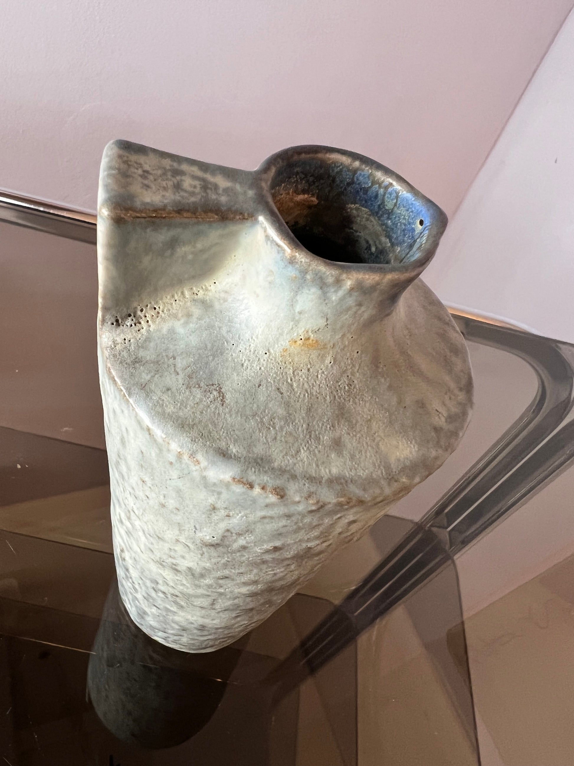 Vase 377 grau Keramik