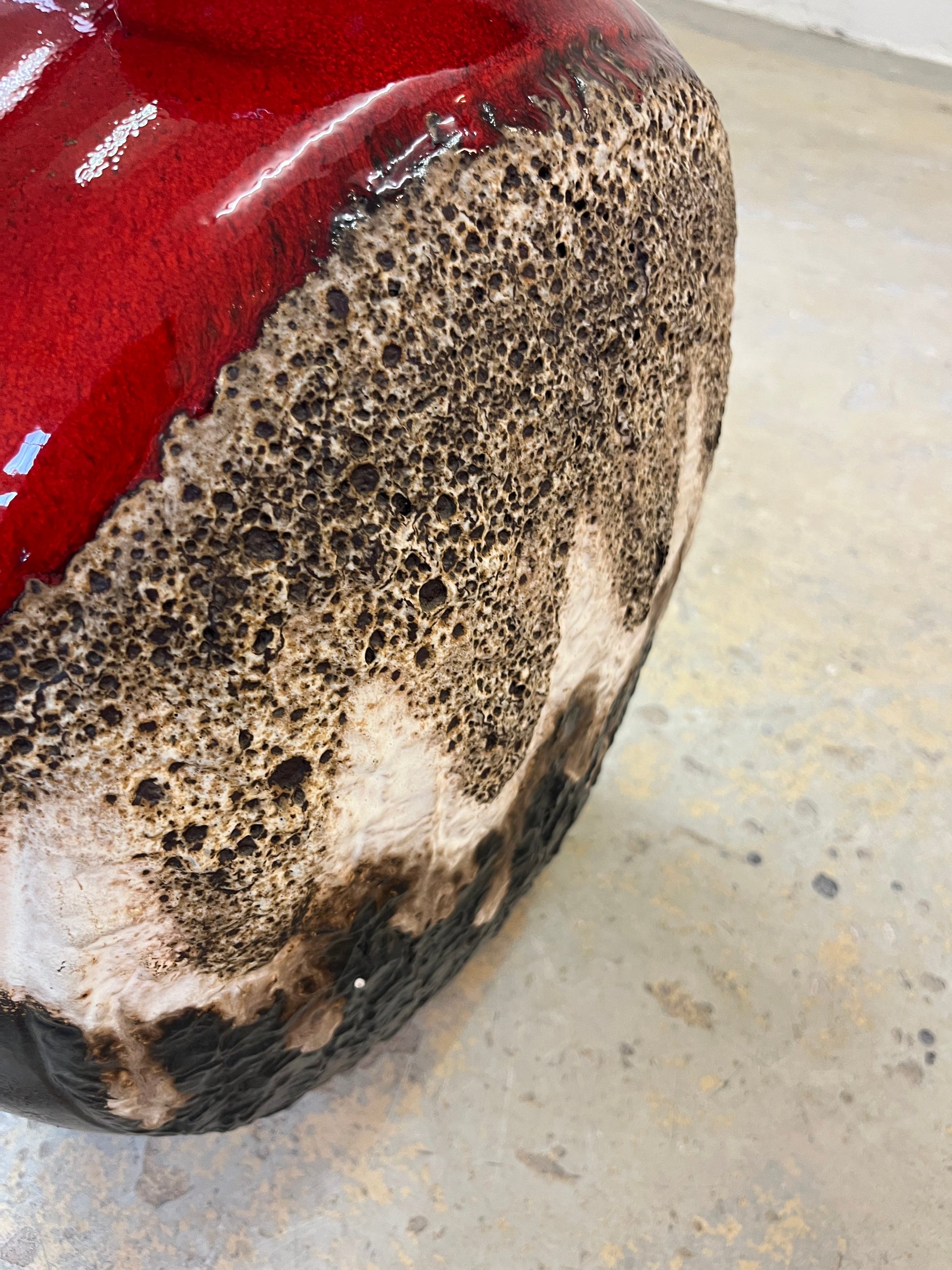 Bodenvase 102/50 rot braun von Dümler & Breiden