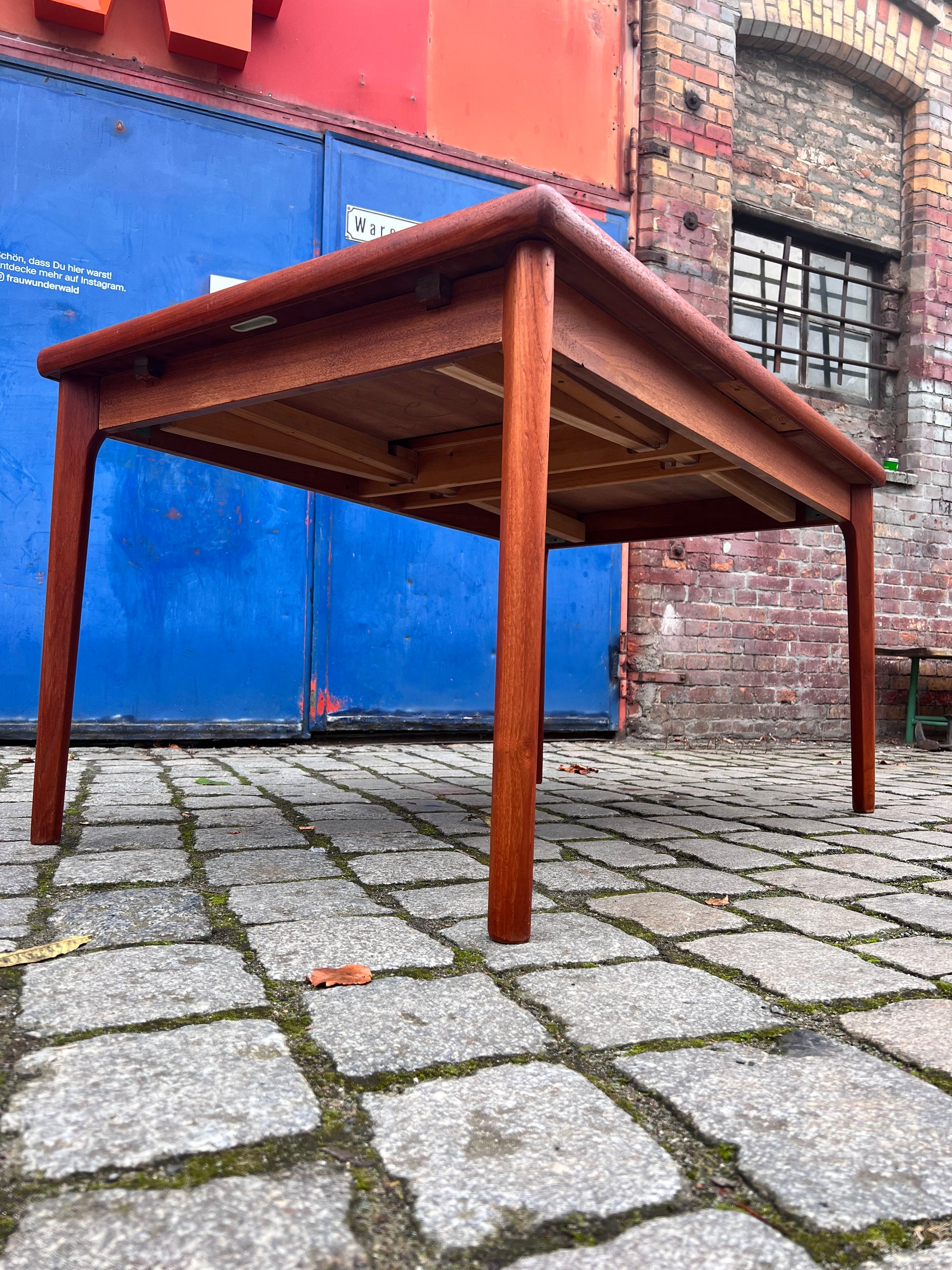 Ausziebarer Esstisch Teak von Henning Kjearnulf