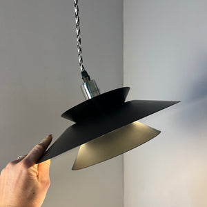 Lamellenlampe schwarz aus Dänemark