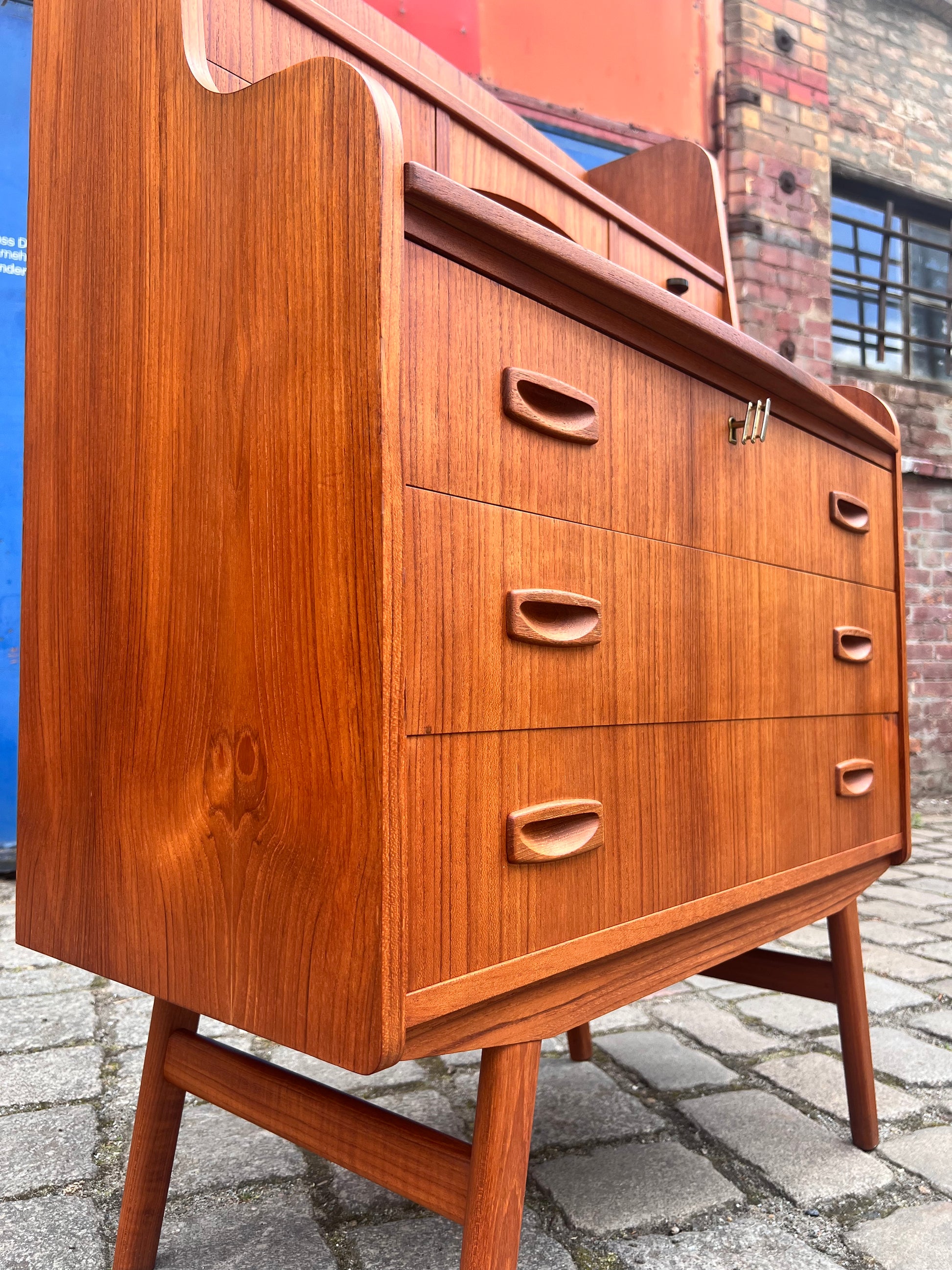 Sekretär Teak aus Dänemark
