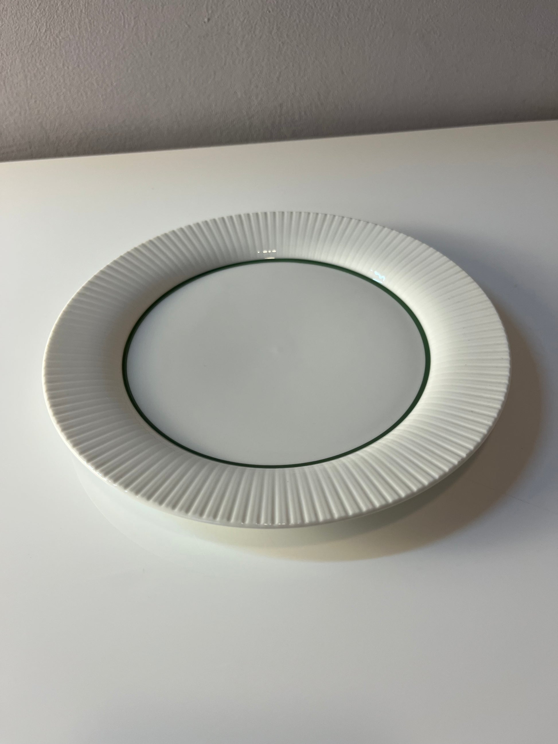 Set: 6x Kuchenteller Modulation Secunda grün von Tapio Wirkkala für Rosenthal