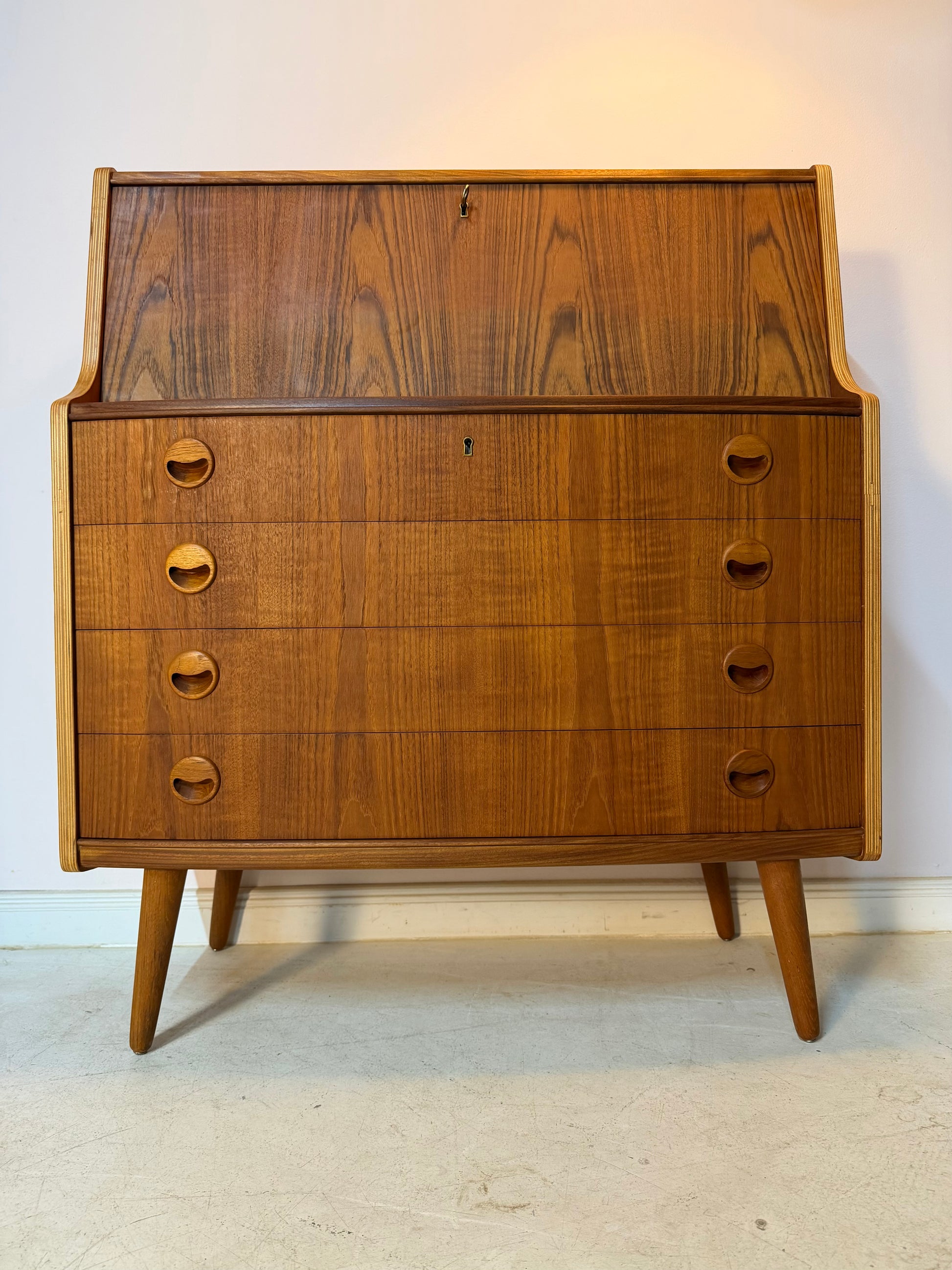 Sekretär Teak aus Dänemark