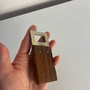 Flaschenöffner Teak aus Dänemark