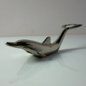 Flaschenöffner Delfin silber aus Dänemark