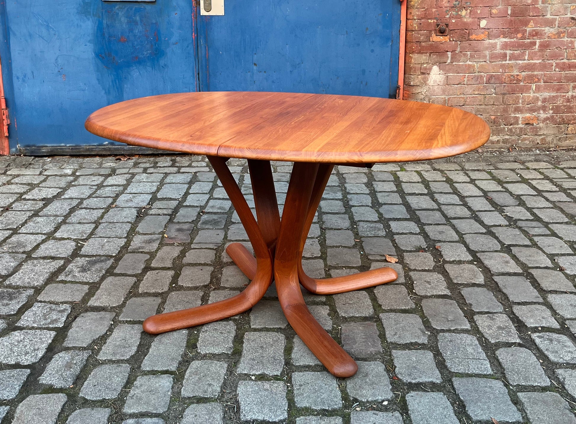 Ovaler ausziehbarer Esstisch Teak von Snedkergaarden