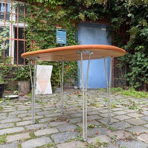 Esstisch Teak mit Hairpinlegs aus Dänemark