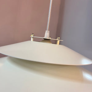 Lamellenlampe weiß