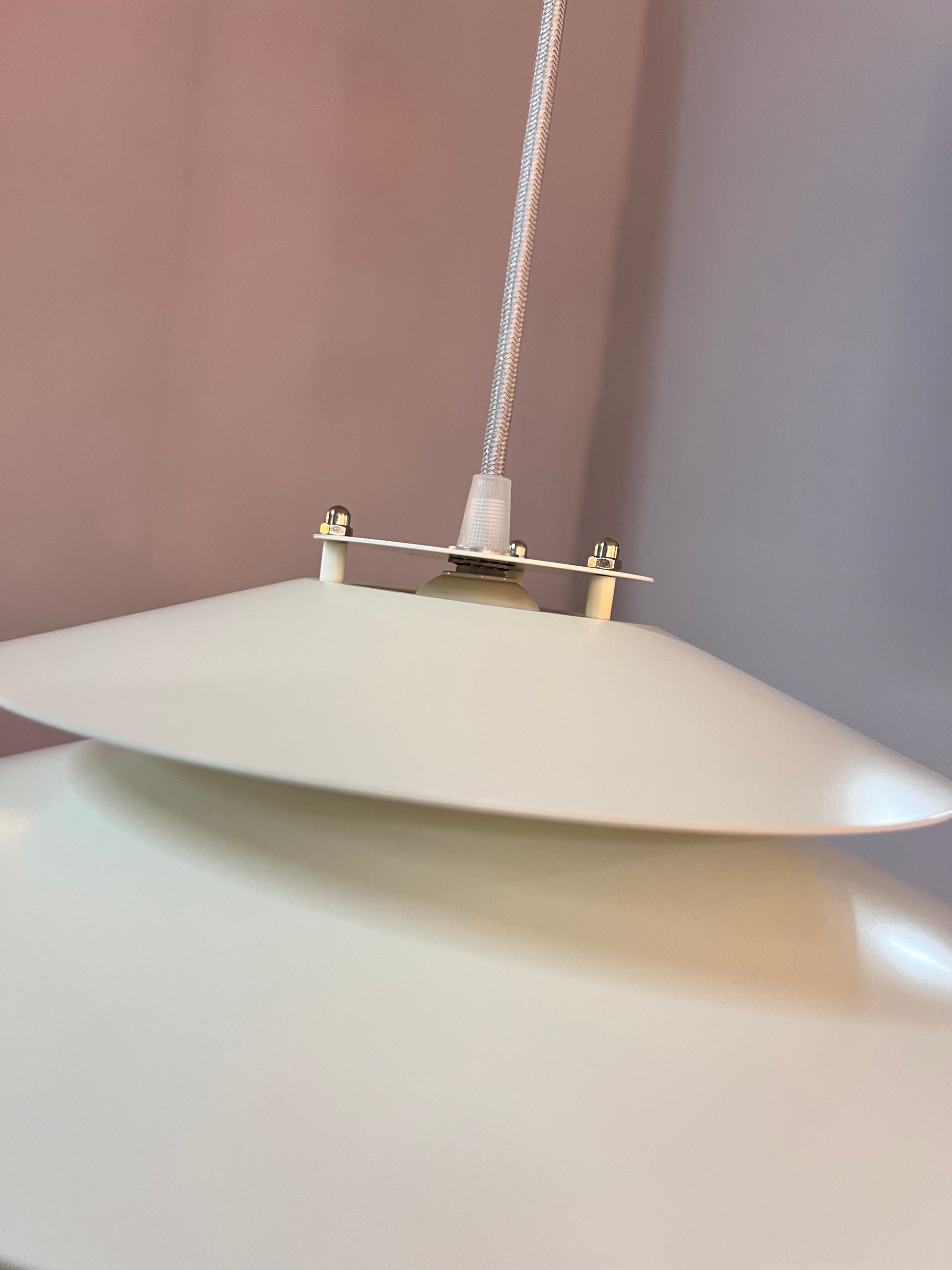 Lamellenlampe weiß