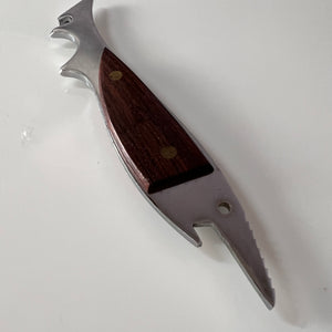 Flaschenöffner Fisch Palisander & Stahl aus Dänemark