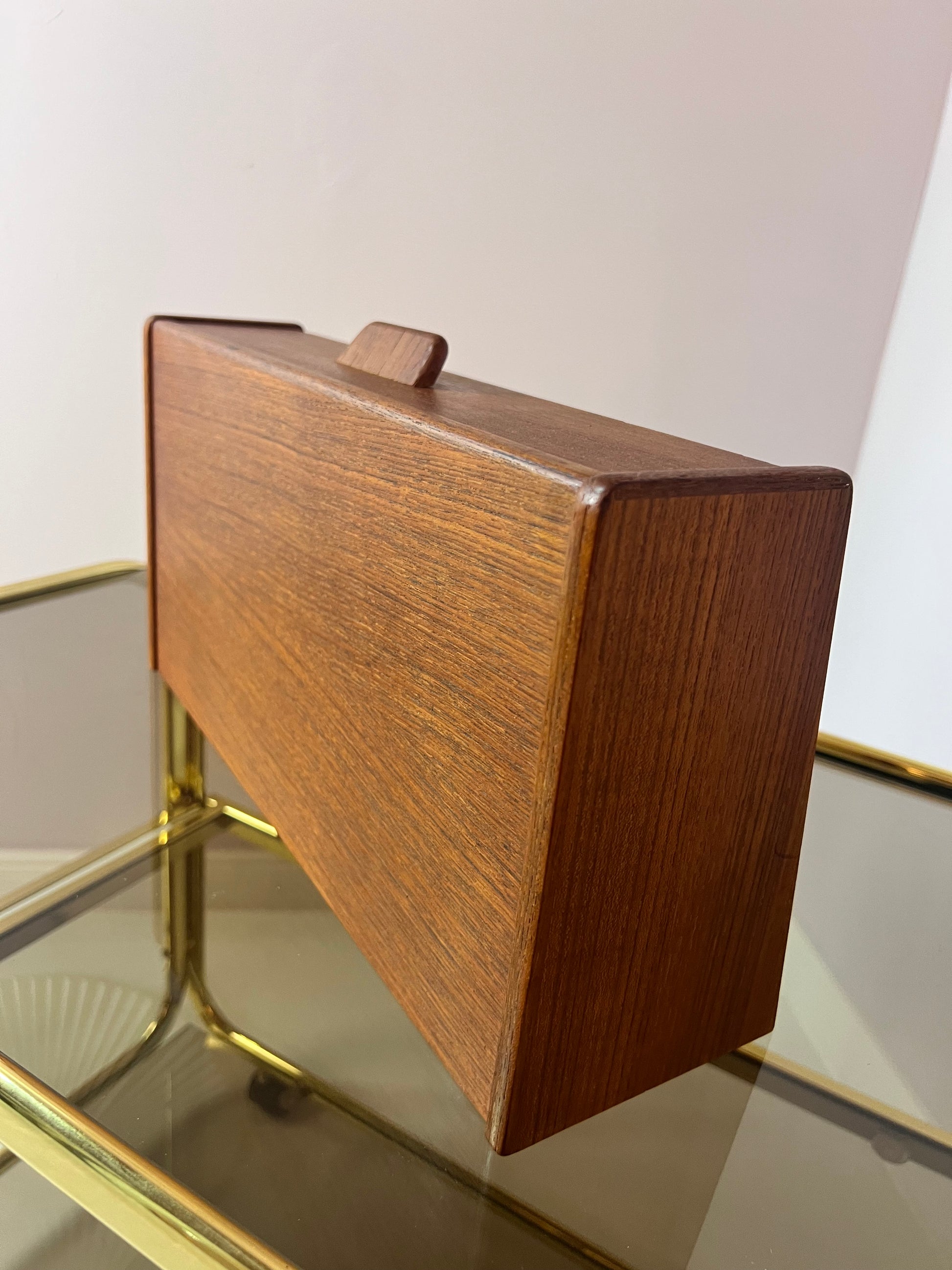 Wandregal Schublade Teak
